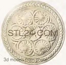 Розетки (ROSETTE_2308 -  | 3D model 3DSMAX / OBJ / STL) 3D модель для ЧПУ станка